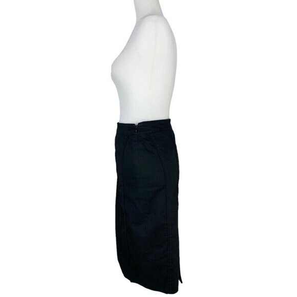Burberry London Women's Black Straight Designer Quiet Luxury Skirt IT 40/W31‎ - Picture 4 of 13